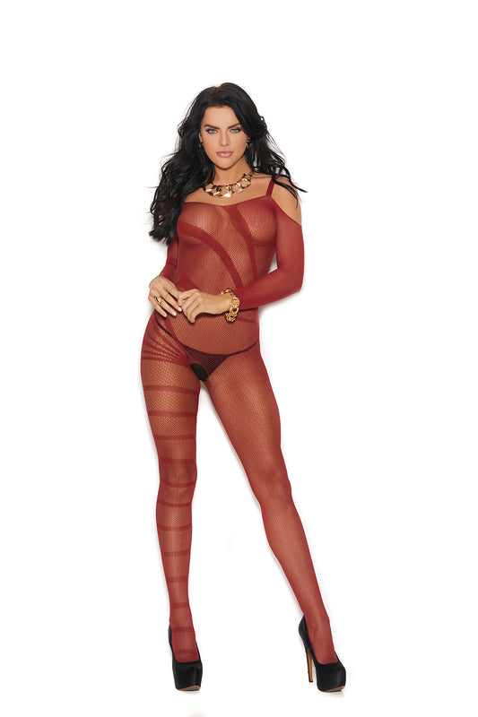 crochet cold shoulder bodysuit - Touchlace